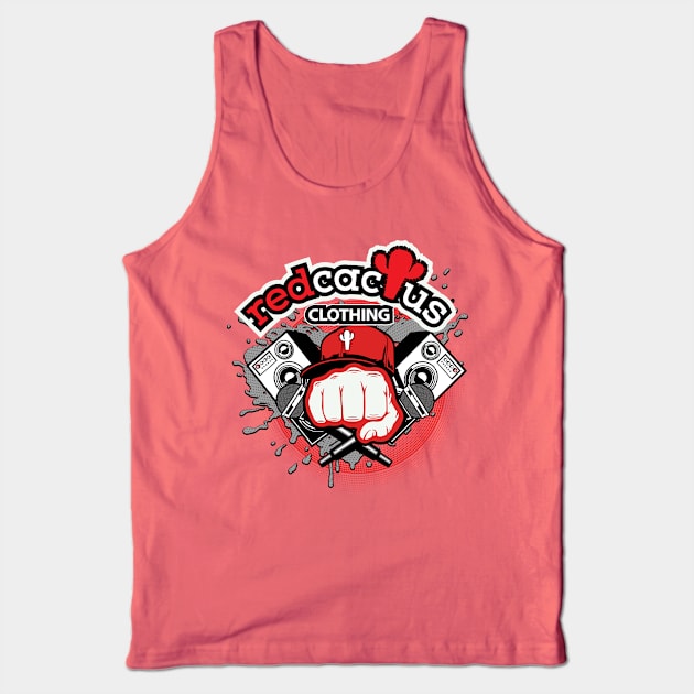 Red Cactus Clothing Fist Tank Top by Red Cactus Clothing